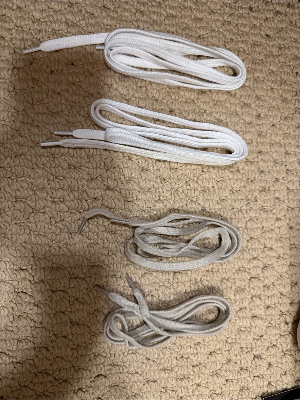 White Shoelaces Pack - Neutral Home Party Supplies